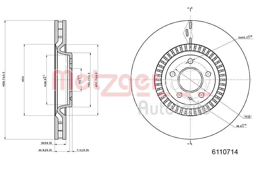 Brake Disc 6110714