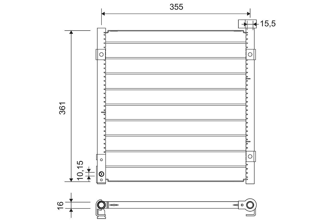 VALEO 812712 - Kondensator, Klimaanlage