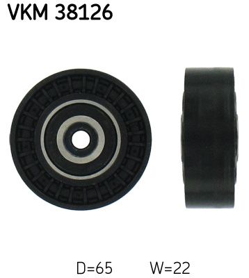 Umlenk-/F&uuml;hrungsrolle, Keilrippenriemen