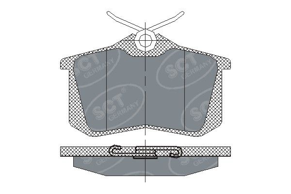 MANNOL SP 113 PR - Bremsbelagsatz, Scheibenbremse SP 113 PR