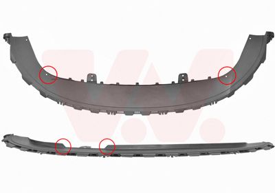 VAN WEZEL 4924500 - Spoiler ** Equipart **