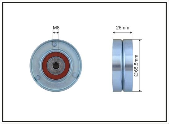 Tensioner Pulley, V-ribbed belt 500253