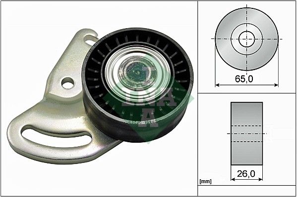 Tensioner Pulley, V-ribbed belt 531 0591 30