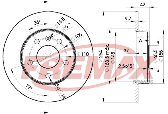 Brake Disc BD-9110