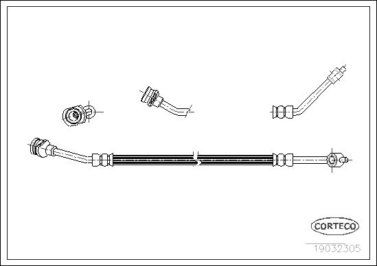 Brake Hose 19032305