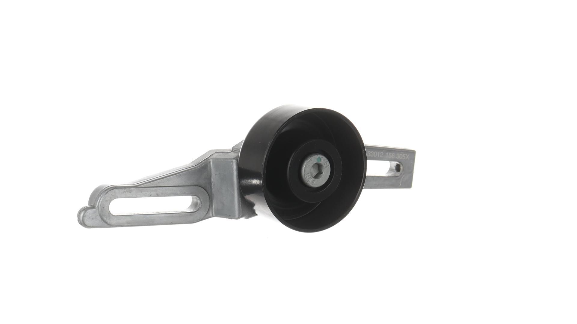 diržo įtempiklis, V formos rumbuotas diržas