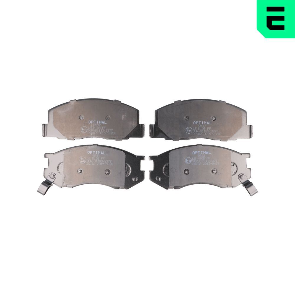 Bremsbelagsatz, Scheibenbremse