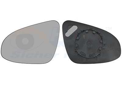 VAN WEZEL 5437831 Mirror Glass, exterior mirror