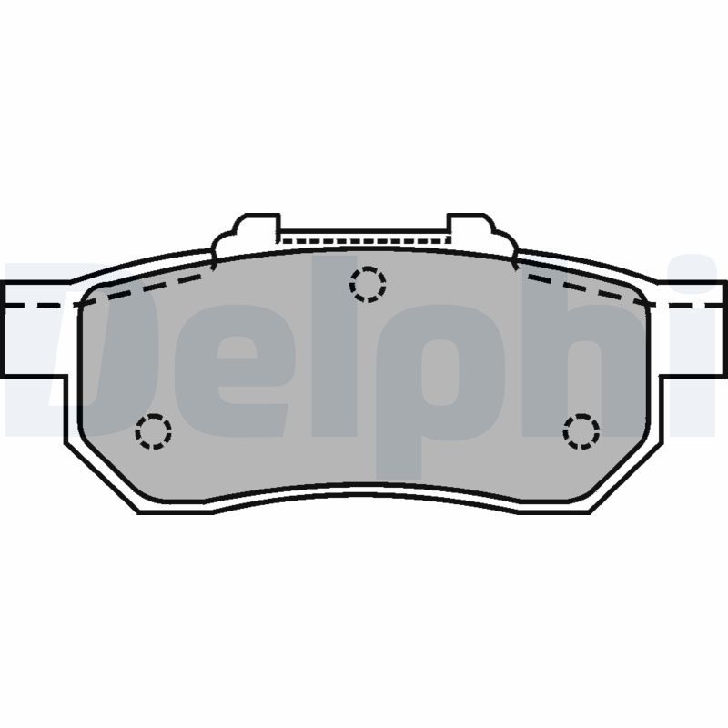 Brake Pad Set, disc brake LP1456