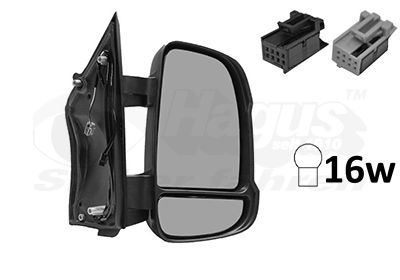 VAN WEZEL 0983828 - Au&szlig;enspiegel * HAGUS *