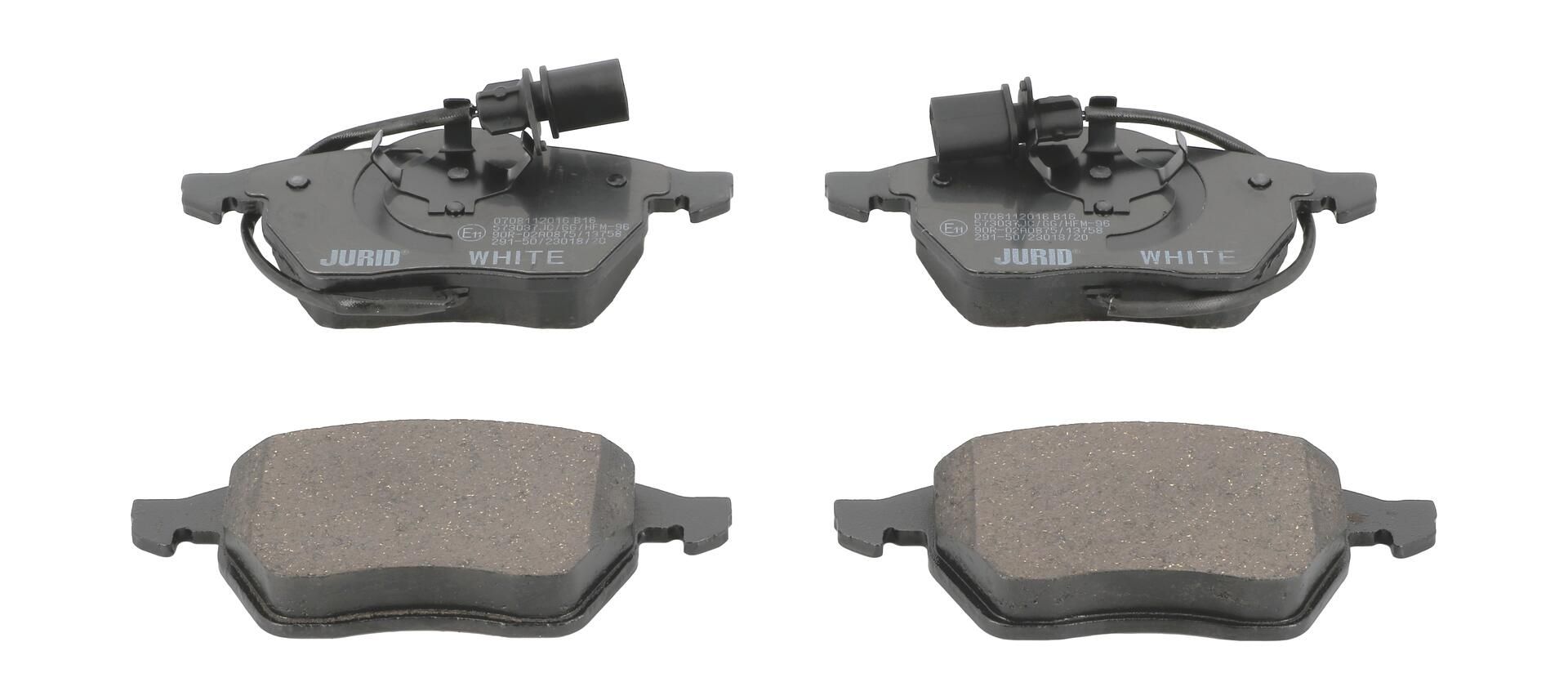 Bremsbelagsatz, Scheibenbremse