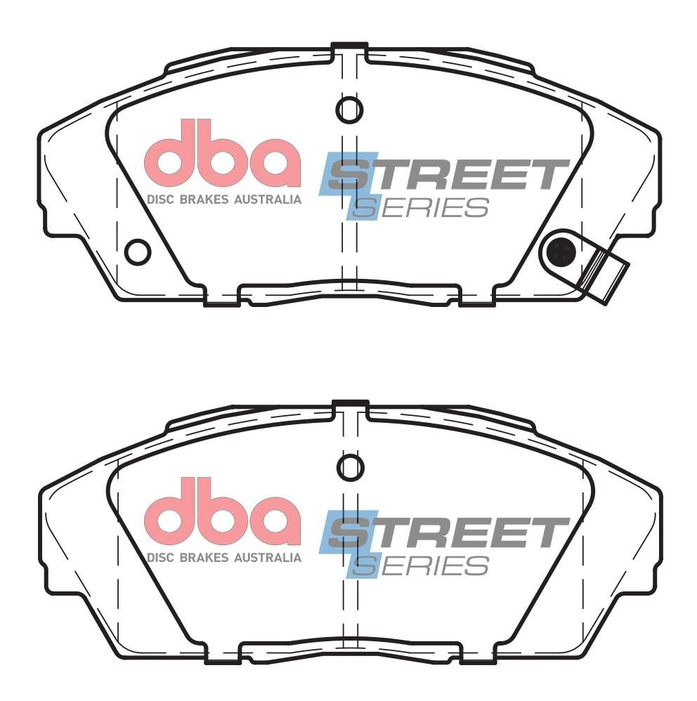 DBA SS STREET SERIES BRAKE PADS [ Honda 1985-94 F ] - TecDoc Only