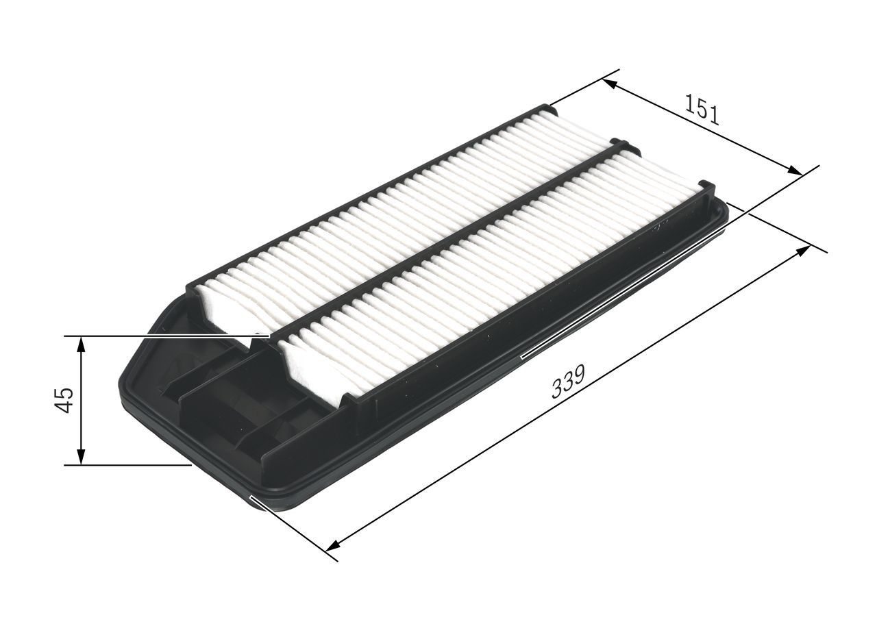 BOSCH 1 987 429 192 - Luftfilter