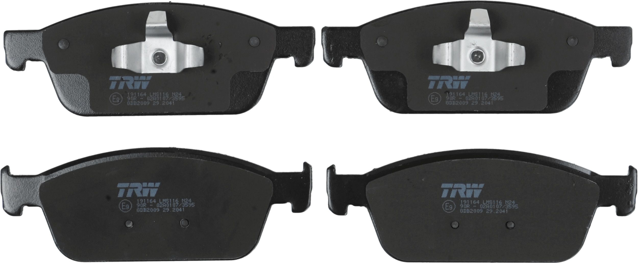 TRW DISC BRAKE PADS - TecDoc 2