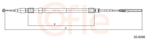 Cable Pull, parking brake 92.10.4266