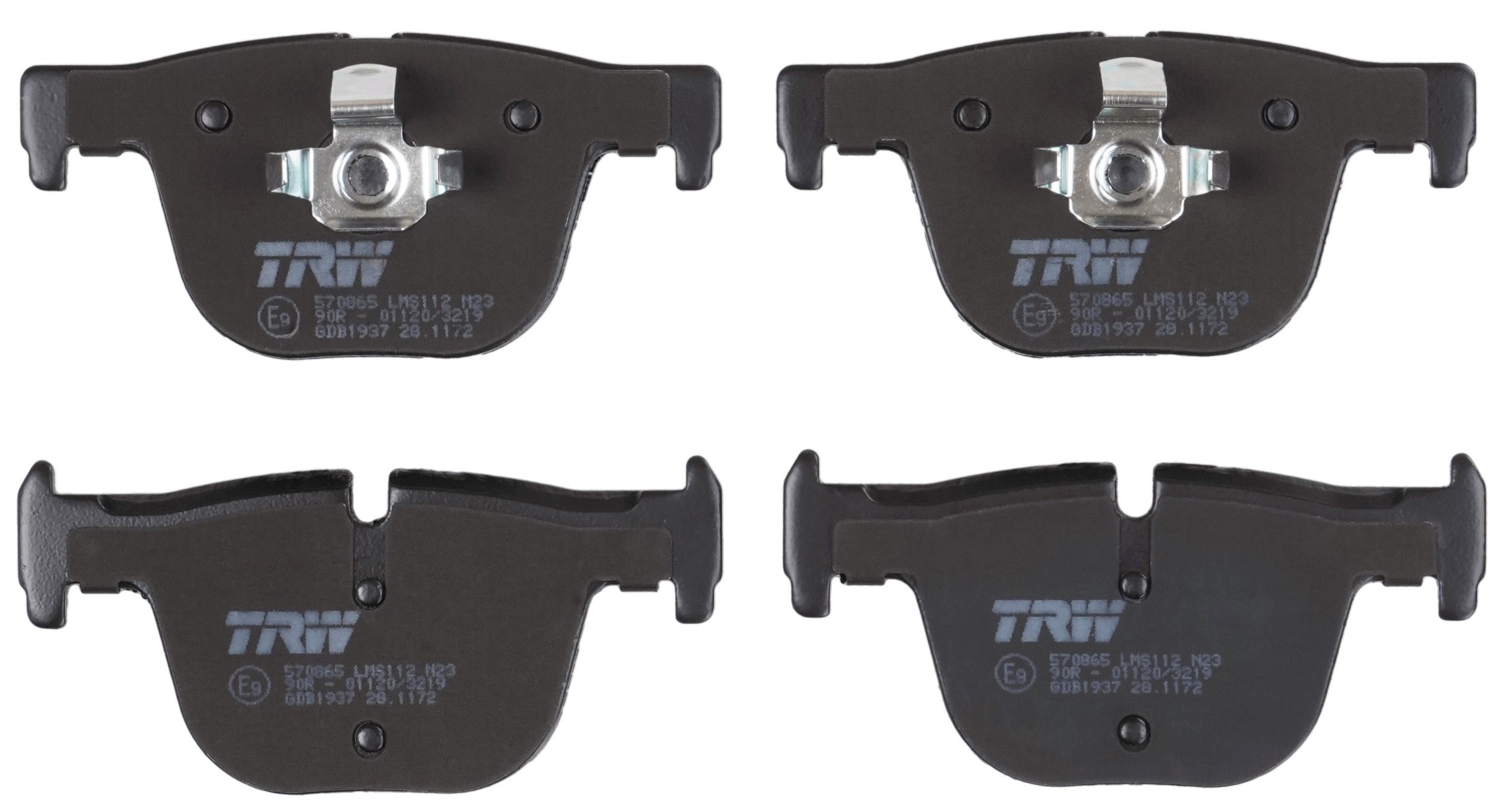 TRW DISC BRAKE PADS - TecDoc 2