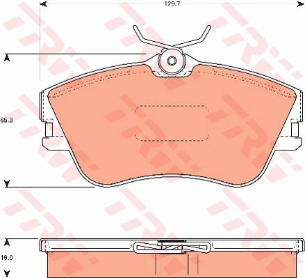 TRW DISC BRAKE PADS - TecDoc Only