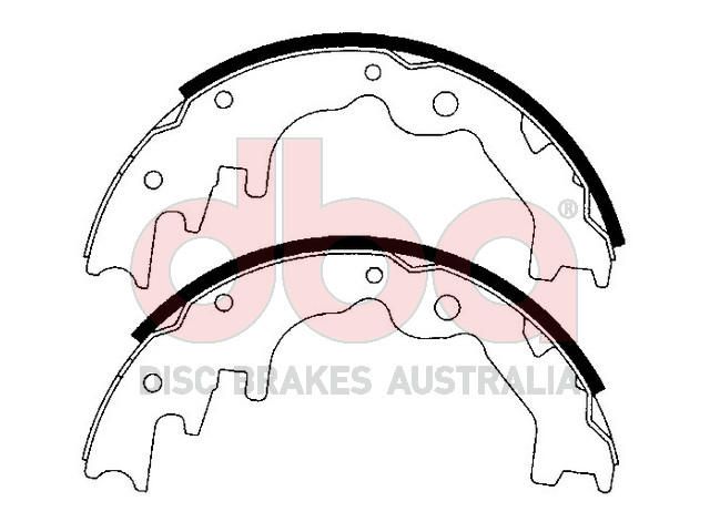 Street Series Brake Shoes [Ford Courier/Mazda BSeries 1985-06 260mm] - TecDoc Only
