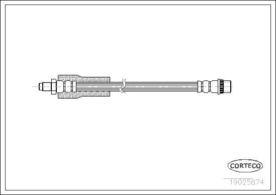 FLEXIBLE DE FREIN RENAULT ESPACE  0705