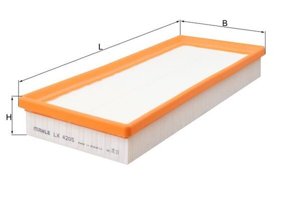 KNECHT LX 4205 - Luftfilter