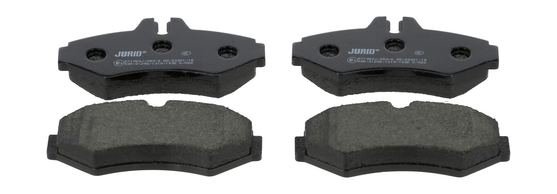 Bremsbelagsatz, Scheibenbremse