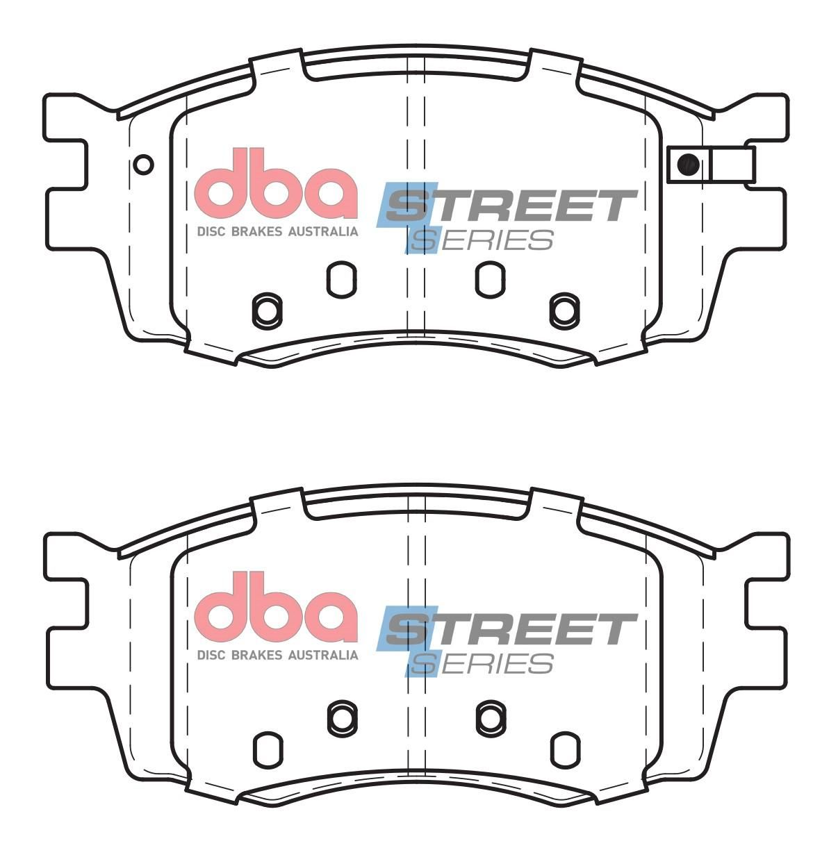 DBA SS STREET SERIES BRAKE PADS [ Hyundai & Kia 2003-2014 F ] - TecDoc Only