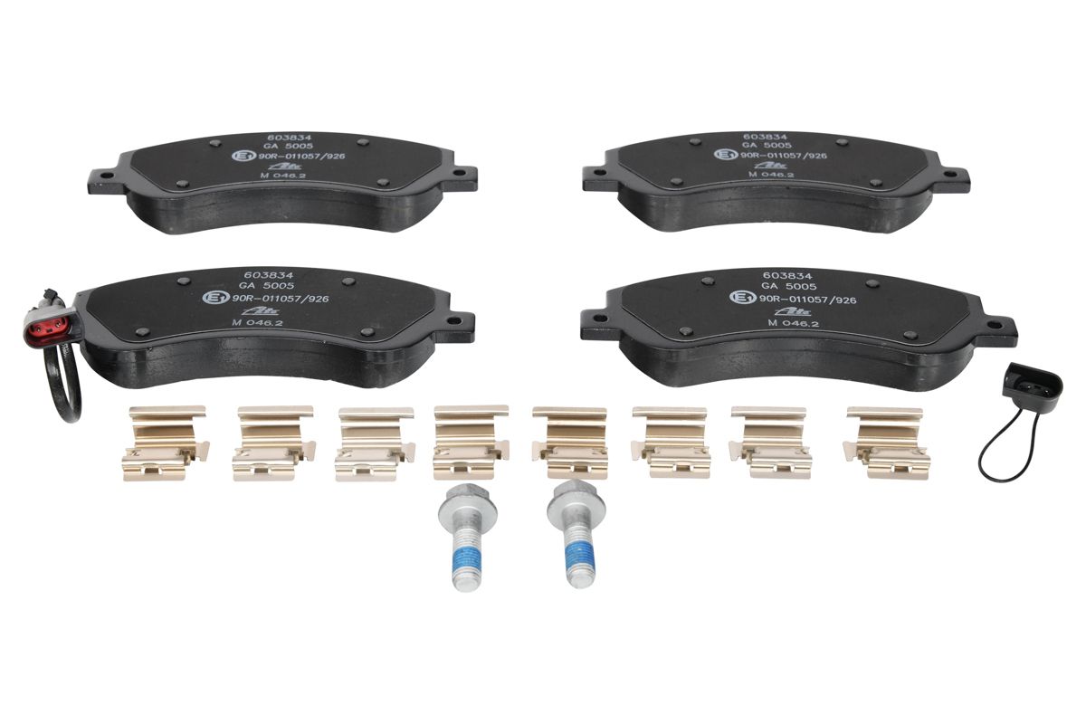 Bremsbelagsatz, Scheibenbremse