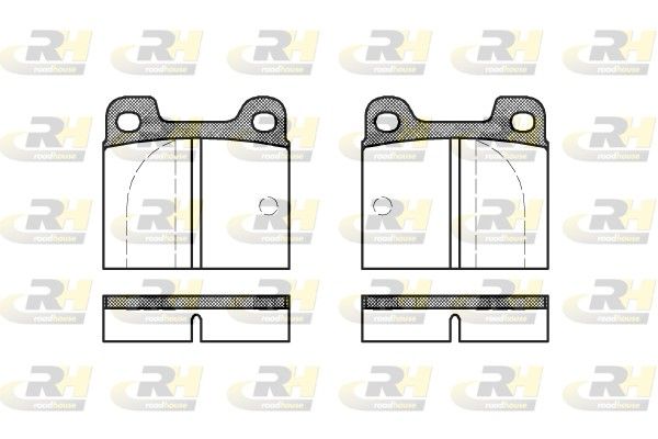 Bremsbelagsatz, Scheibenbremse