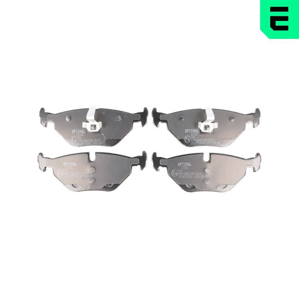 OPTIMAL BP-12702 - Bremsbelagsatz, Scheibenbremse