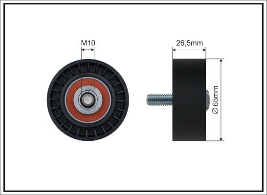 Tensioner Pulley, V-ribbed belt 13-11