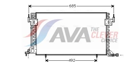 AVA QUALITY COOLING CN5100 - Kondensator, Klimaanlage