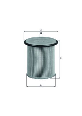 Fuel Filter KX 74