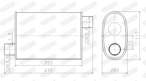 SILENCIEUX ARRIERE OPEL SILENCIEUX  0302