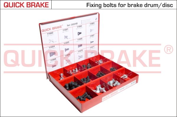 QUICK BRAKE 0004B Bolts/Screws Assortment