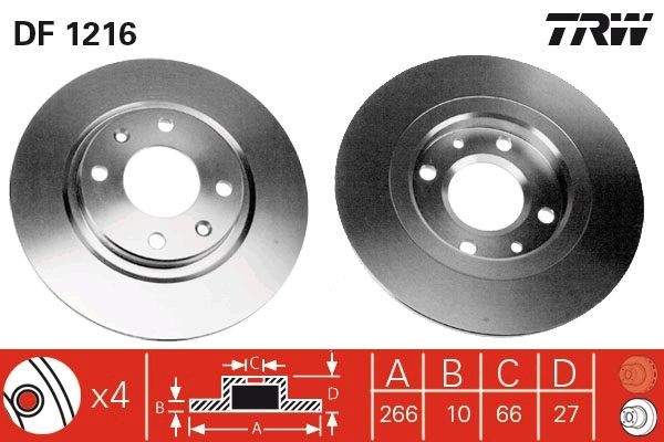 PAIRE DE DISQUES  9900