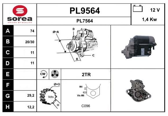 DEMARREUR PL - TOYOTA FG