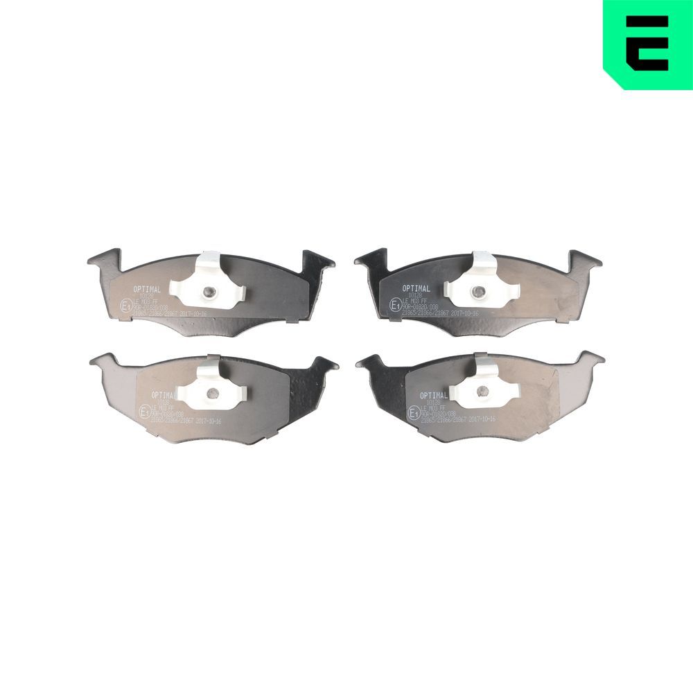 OPTIMAL BP-10128 - Bremsbelagsatz, Scheibenbremse