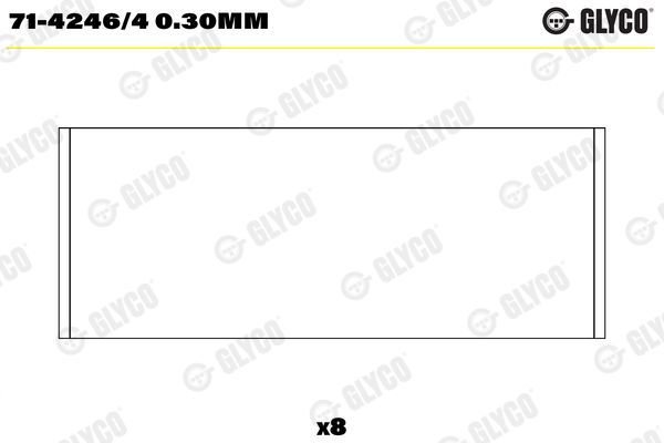 GLYCO 71-4246/4 0.30mm Connecting Rod Bearing