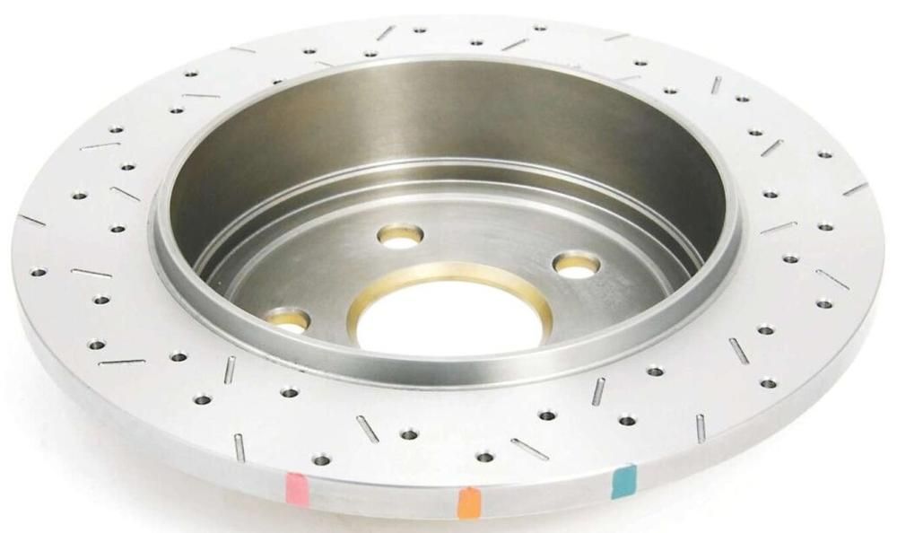 Street Gold Cross-drilled/slotted SLD[ Jeep Cherokee/Commander 05-> R ] - TecDoc 1