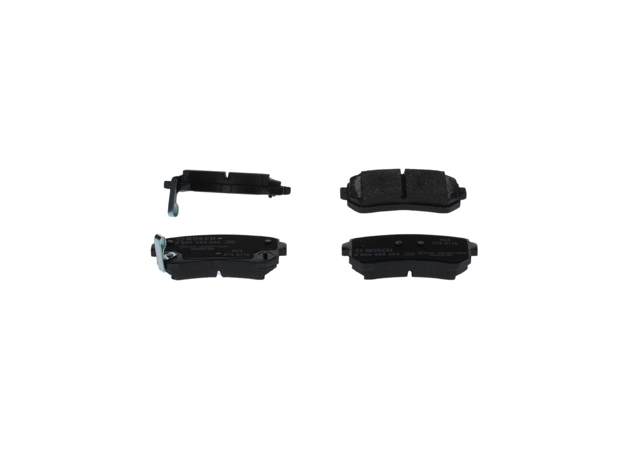 BOSCH 0 986 495 354 Brake Pad Set, disc brake