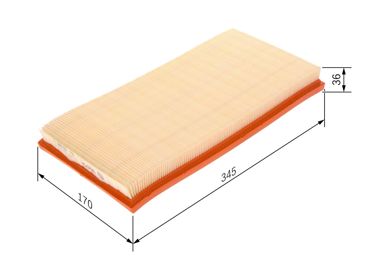 BOSCH 1 457 433 272 - Luftfilter