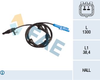 Sensor, wheel speed 78089