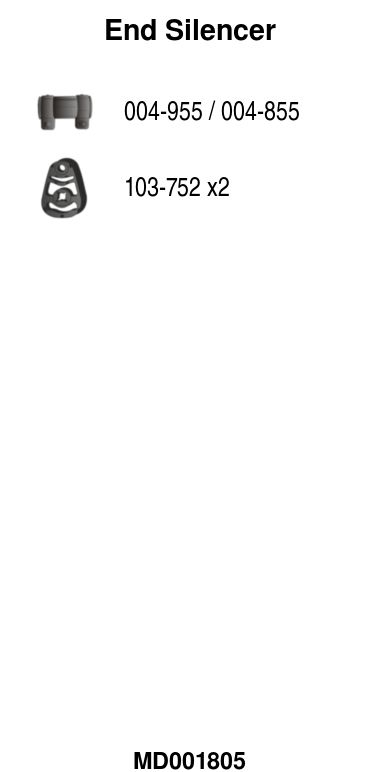 Endschalld&auml;mpfer