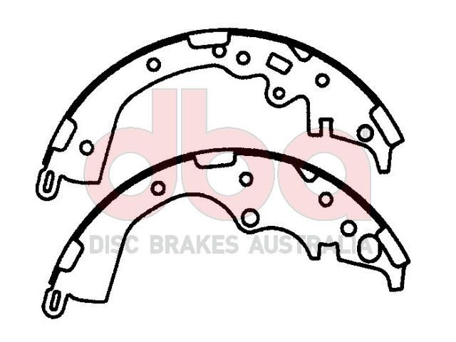 Street Series Brake Shoes [Toyota Hi-Ace/Regius 254mm] - TecDoc Only