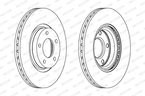 Brake Disc DDF1312C