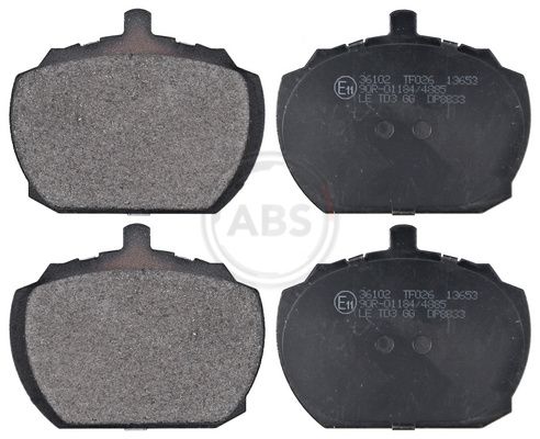 Brake Pad Set, disc brake 36102