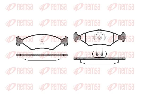 Brake Pad Set, disc brake 0119.10