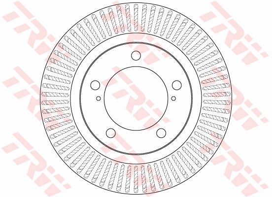 TRW DF6239S Brake Disc
