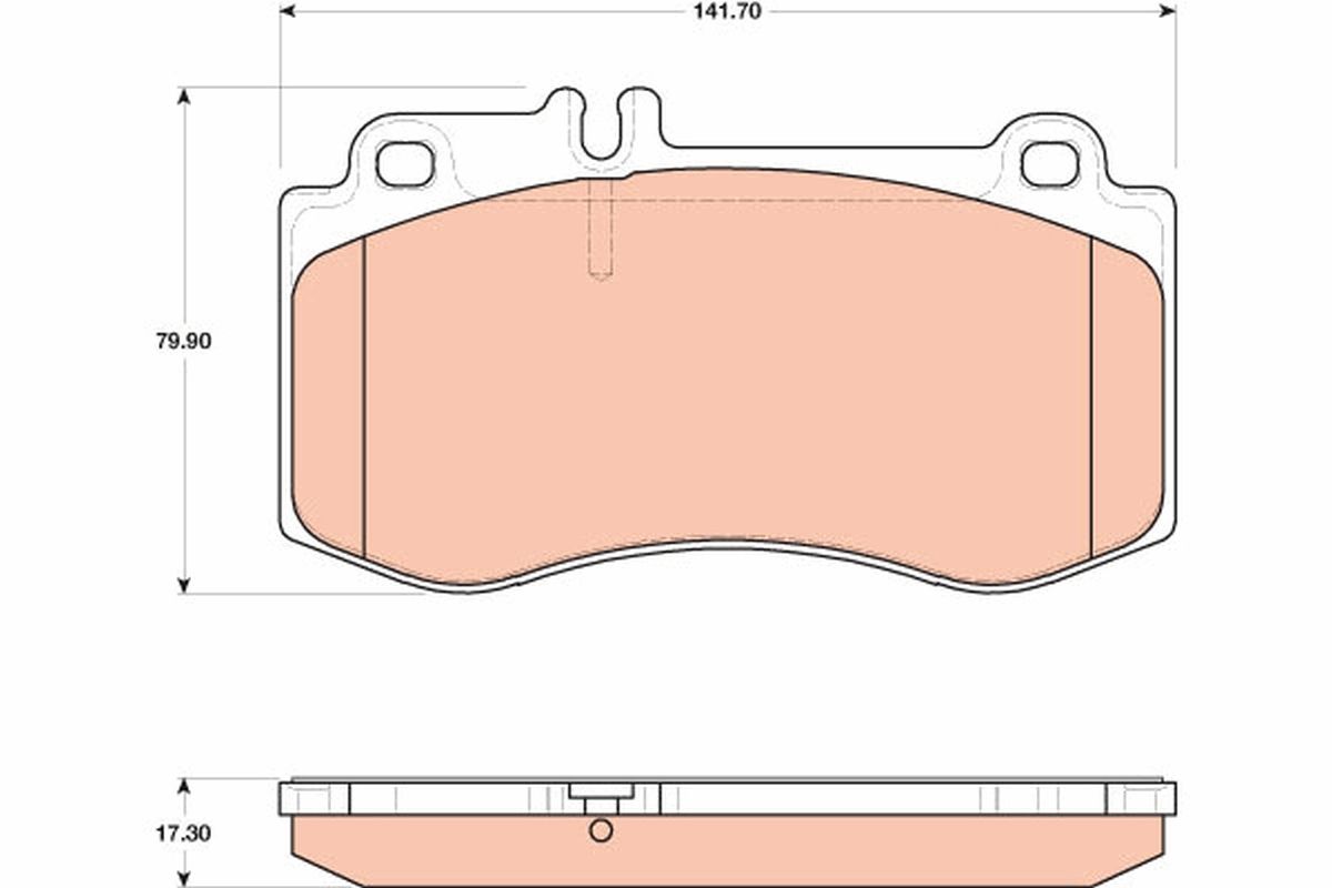 TRW DISC BRAKE PADS - TecDoc Only