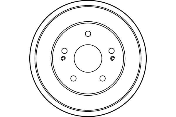 TRW BRAKE DRUM - TecDoc 2